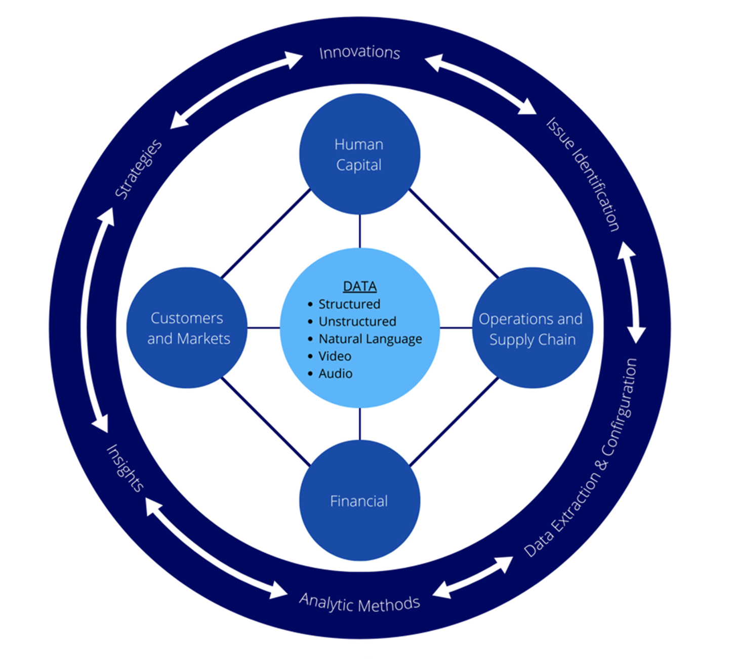 Graphic depiction of the program's data-driven approach